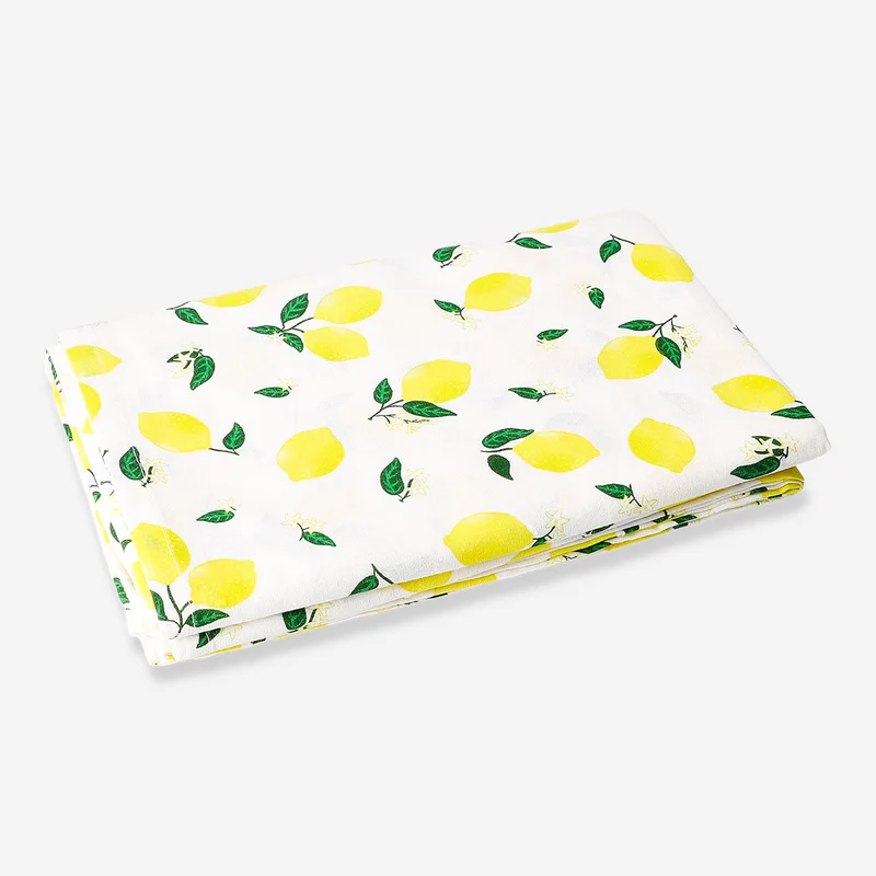 Tablecloth with lemon print - 140x220 cm