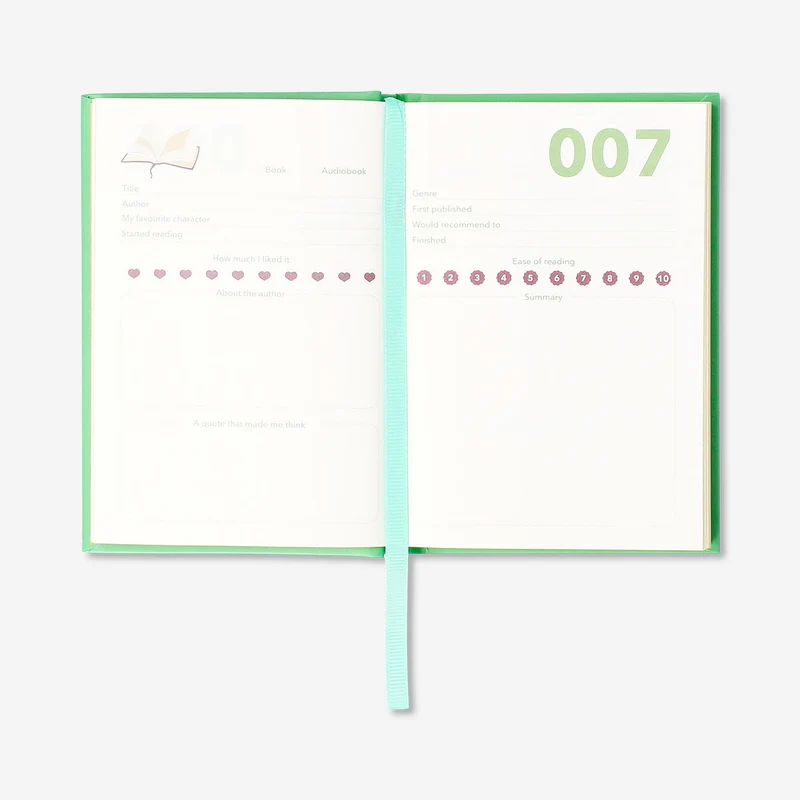 A6 book journal - English