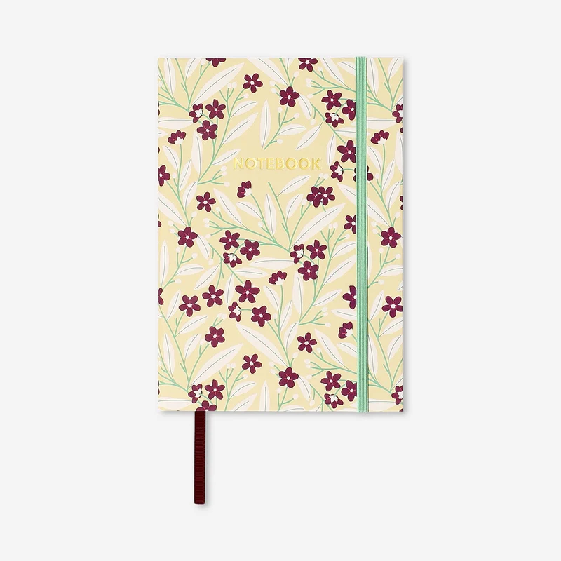 A5 floral notebook