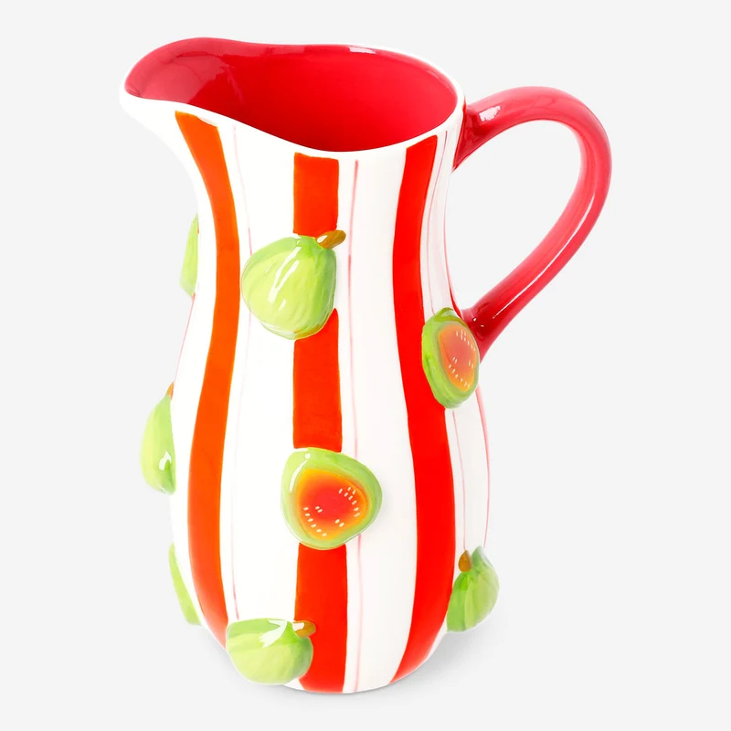 Ceramic jug with embossed guavas - 1.2 L