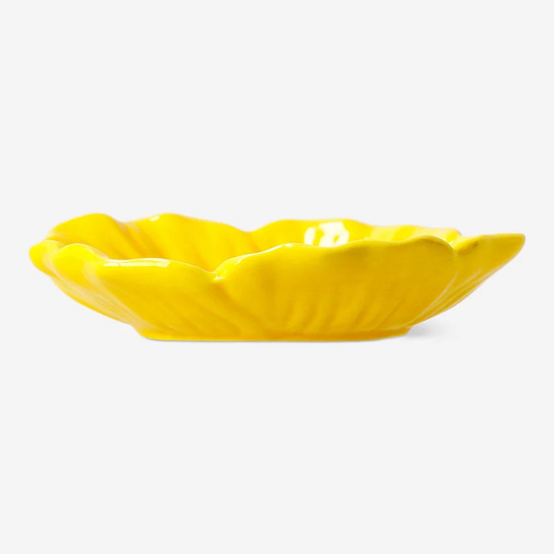 Hibiscus flower decorative dish - 12 cm