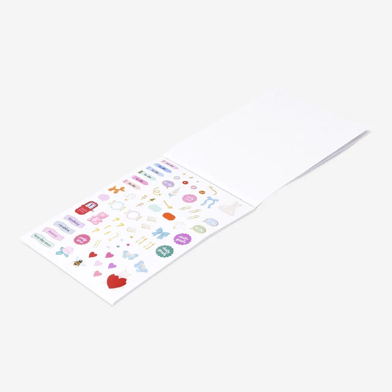 Sticker book for calendars