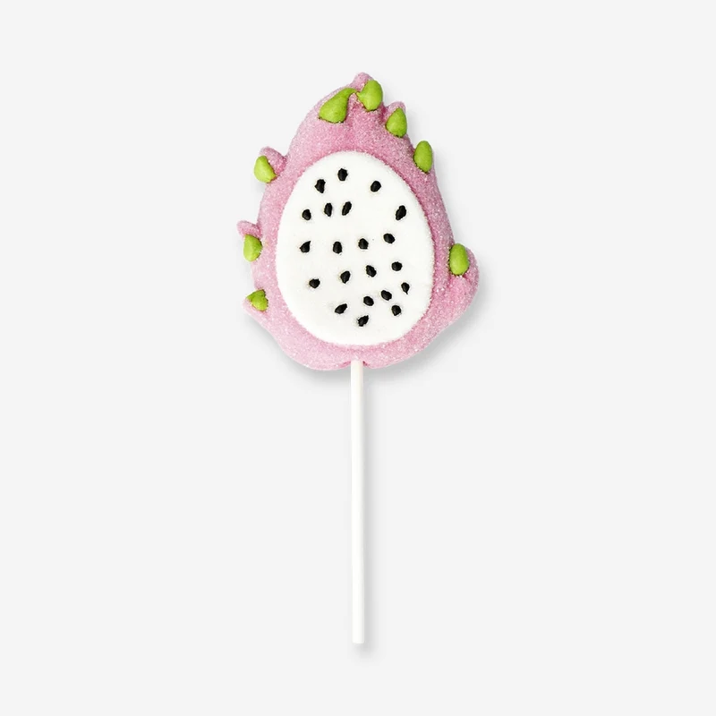 Marshmallow on a stick - Dragon fruit