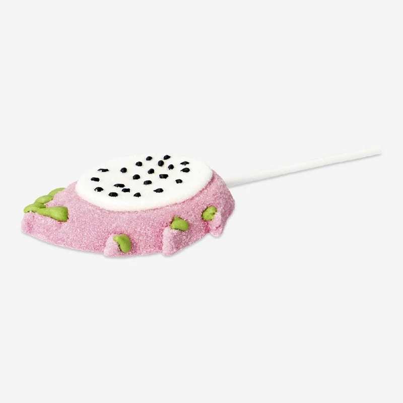 Marshmallow on a stick - Dragon fruit