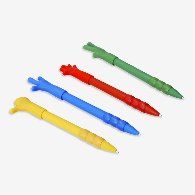 Ballpoint pens with hand signs - 4 pcs