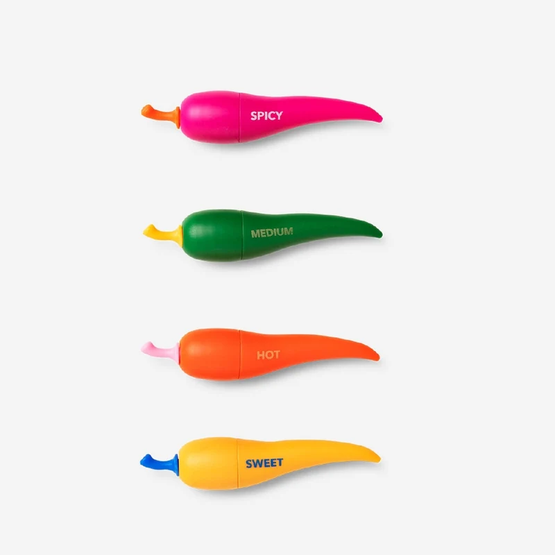 Chilli highlighters - 4 pcs