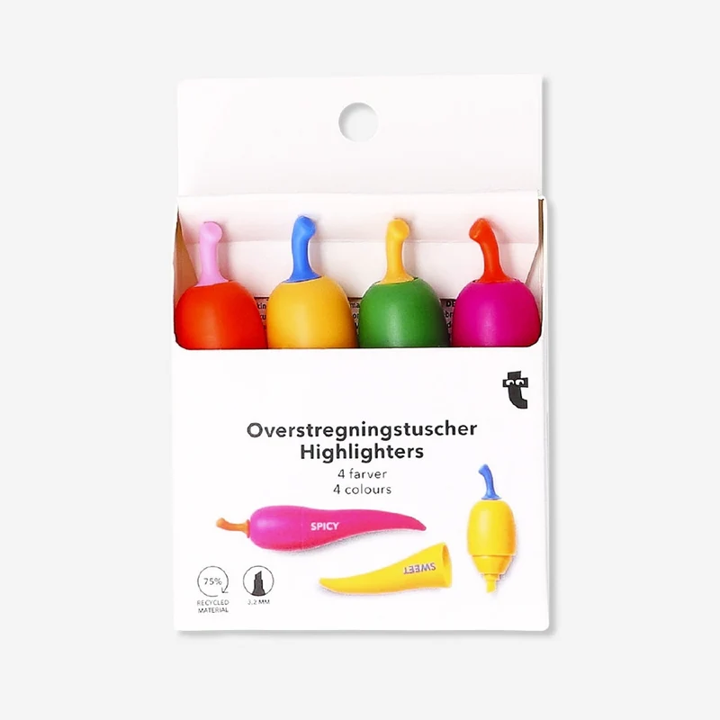 Chilli highlighters - 4 pcs