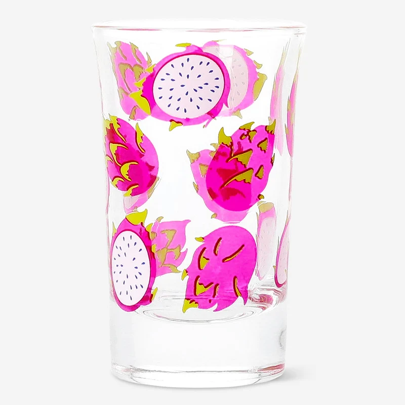Shot glass with dragon fruit print - 40 ml