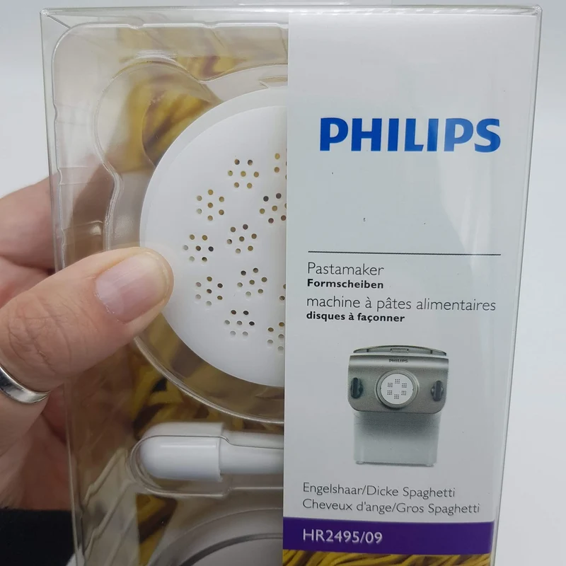 Accessorio capelli d 'angelo e spaghetti grossi per pastamaker Philips avance collection