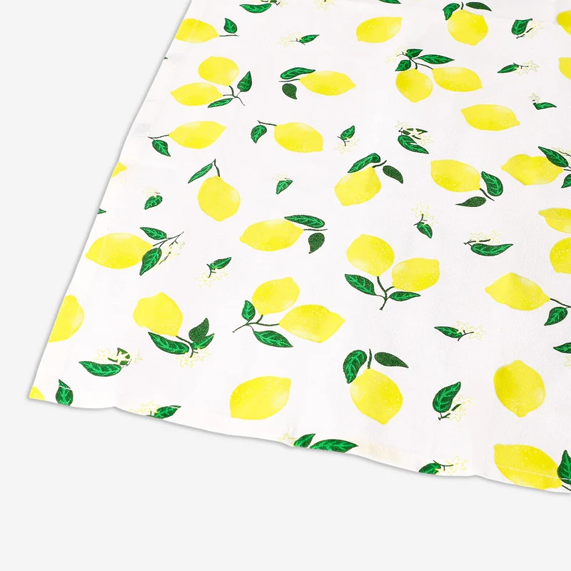 Fabric napkins with lemon print - 2 pcs