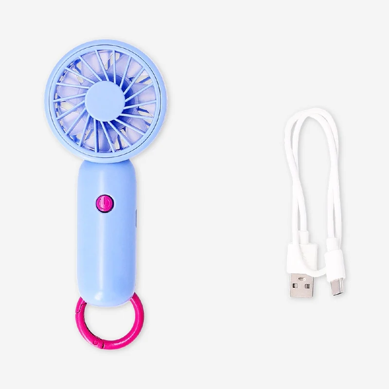 Handheld fan with 3 settings - Blue