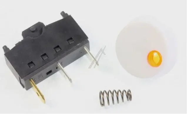 Kit interruttore giallo macchina da caffe' modello 1330 Ariete bianco