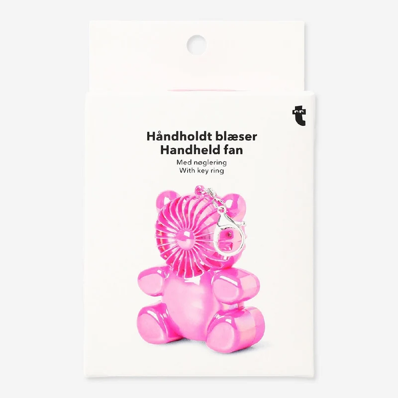 Handheld fan with key ring - Gummy bear
