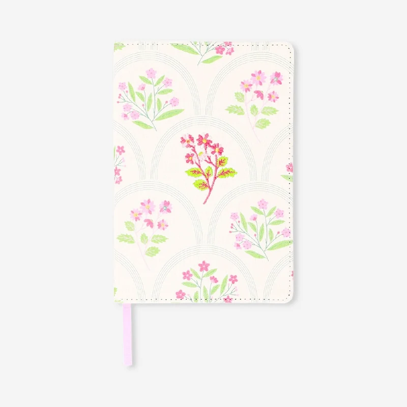 A5 floral embroidered notebook