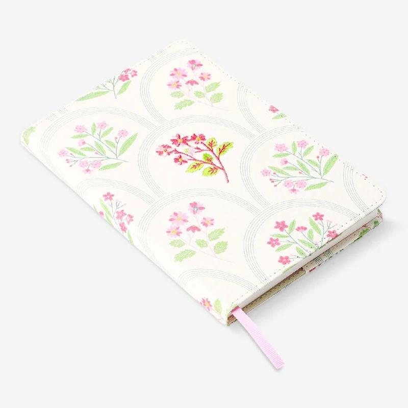 A5 floral embroidered notebook
