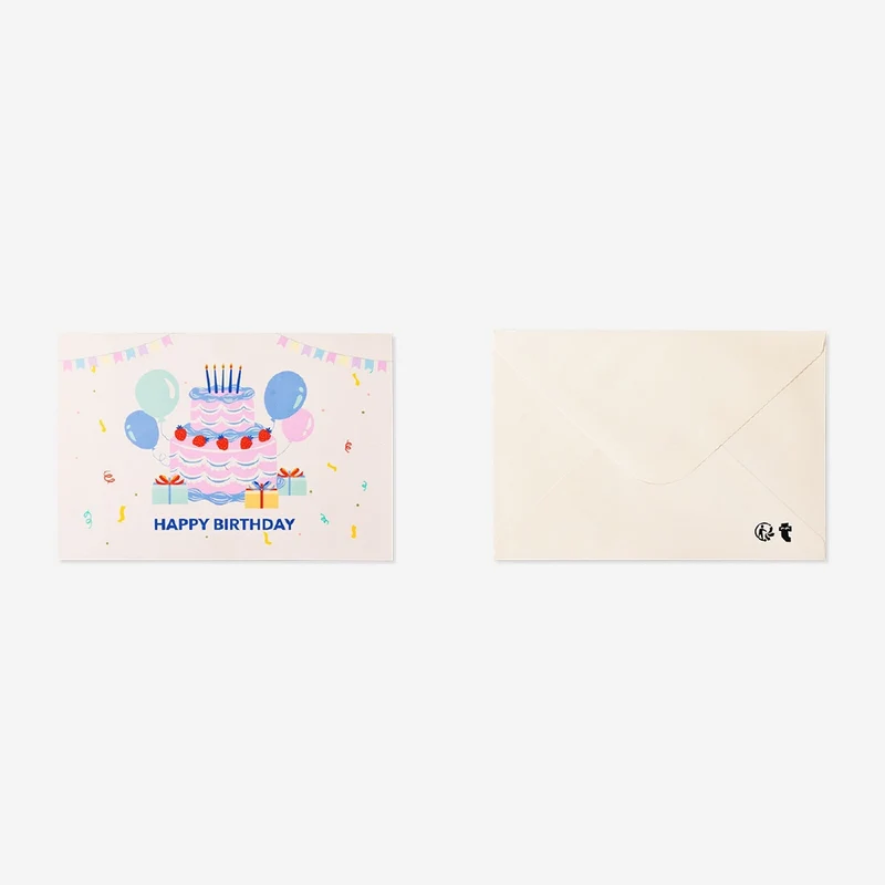 Birthday card - Pop up birthday cake