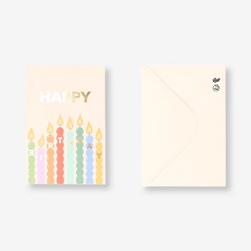 Birthday card - Candles