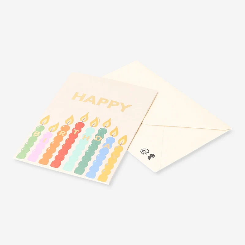 Birthday card - Candles