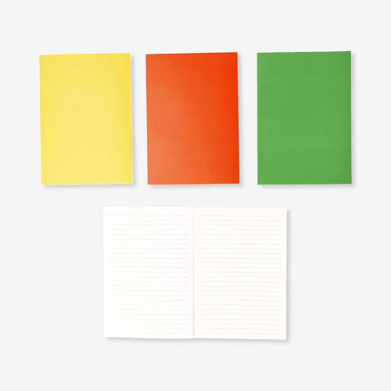 A5 lined notebooks - 4 pcs