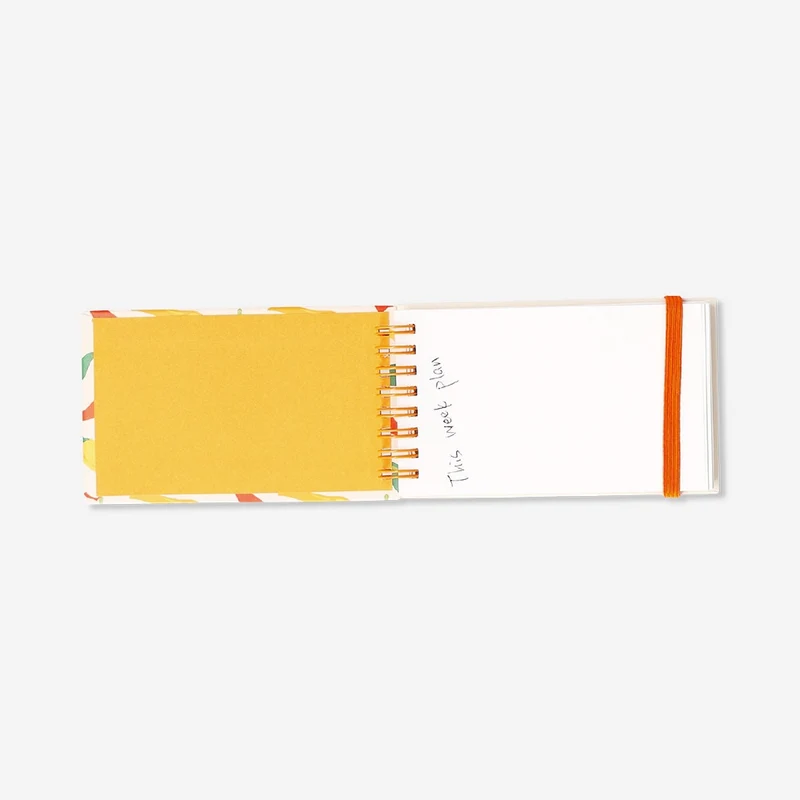 Notepad with chillies