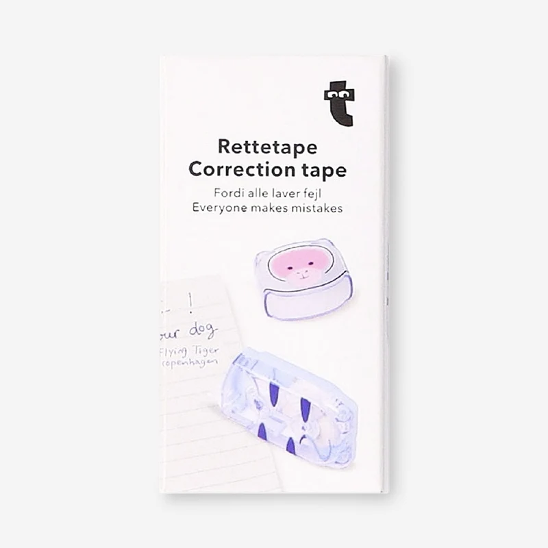 Correction tape with cat