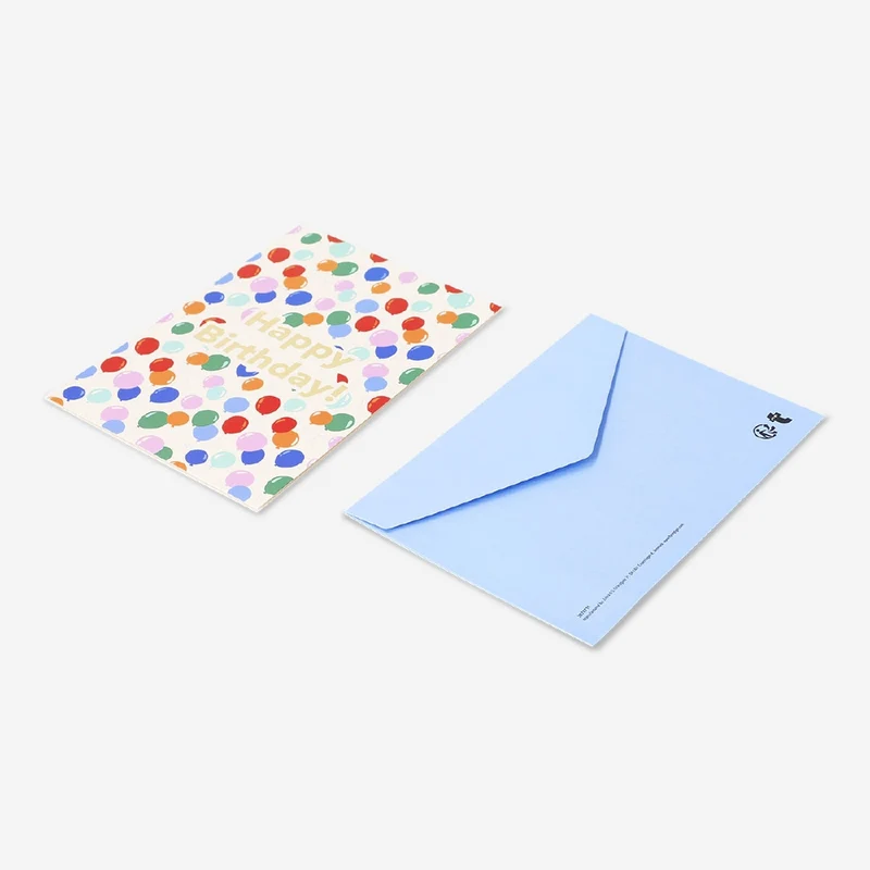 Birthday card - Balloons