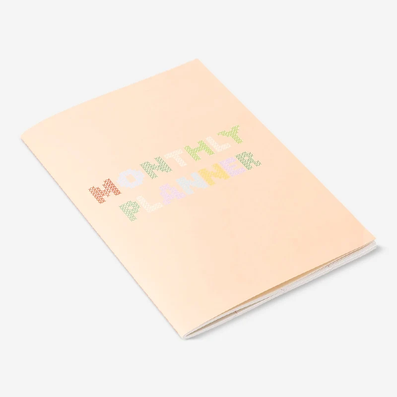 Monthly planner notebook