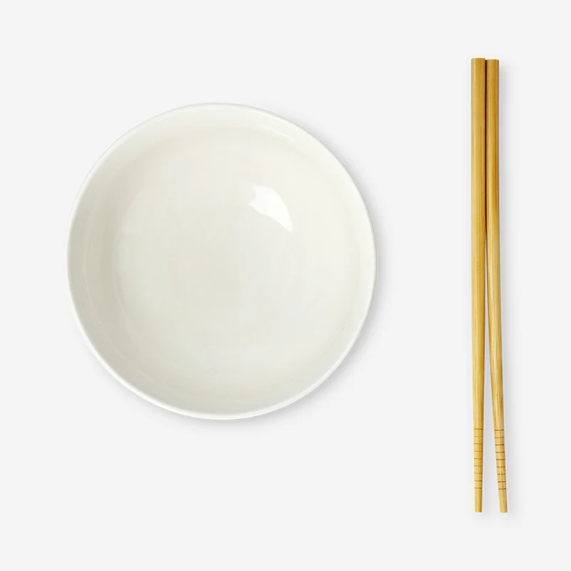 Ramen bowl set with chopsticks
