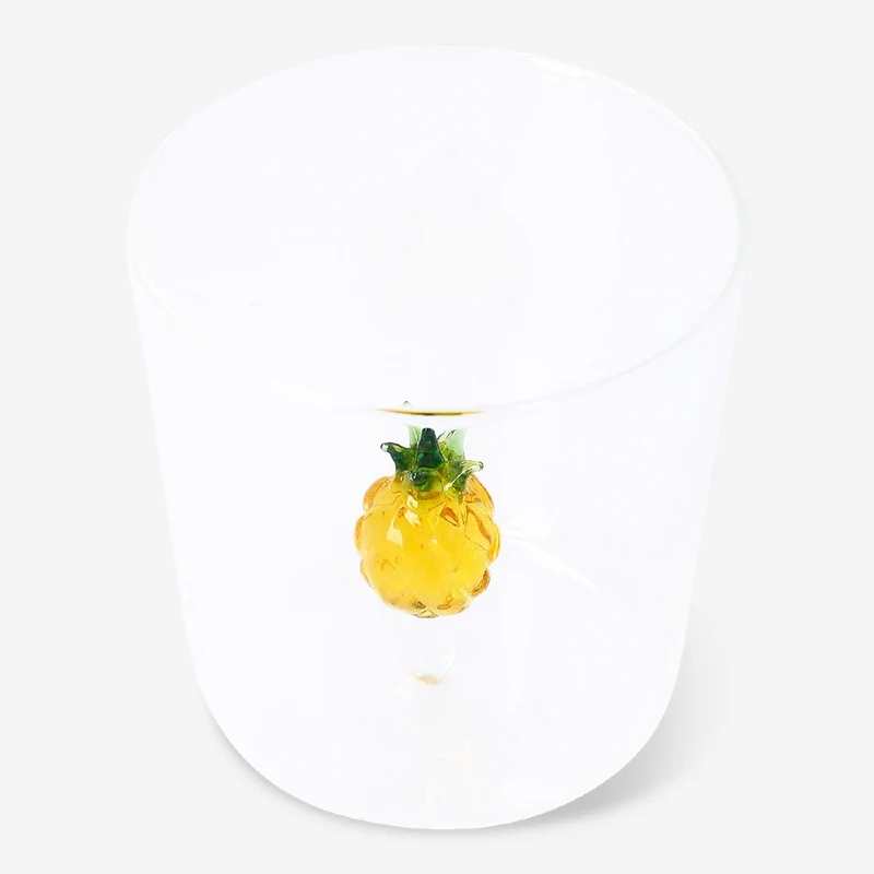 Drinking glass with pineapple inside - 350 ml