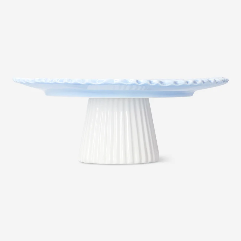 Blue hydrangea cake stand - 20 cm