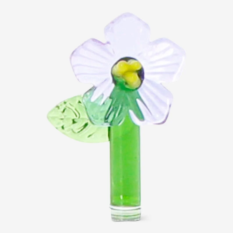 Drinking glasss with flower inside - 350 ml