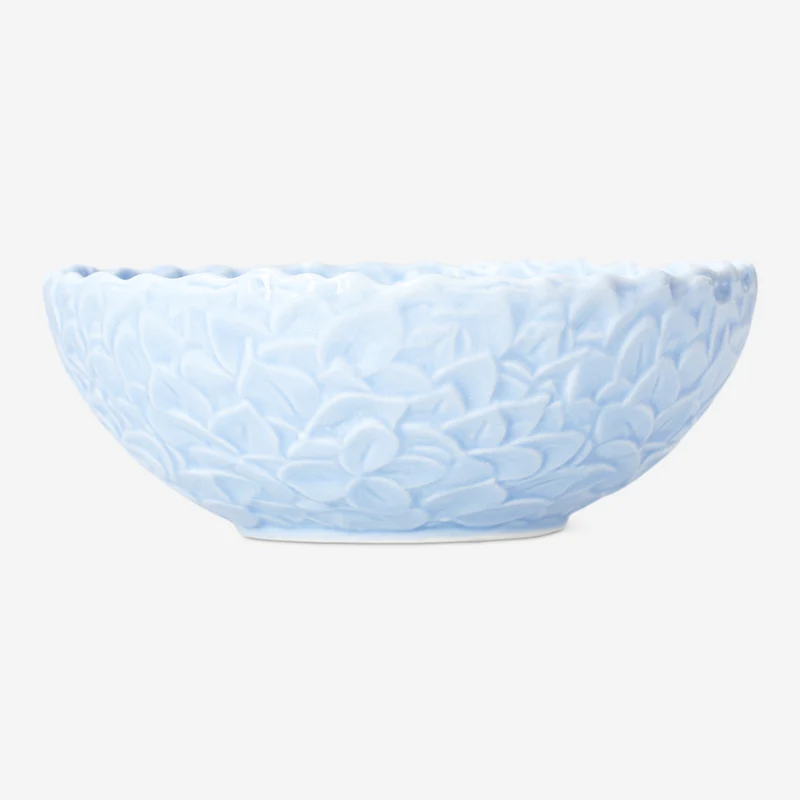 Blue hydrangea flower bowl - 13 cm