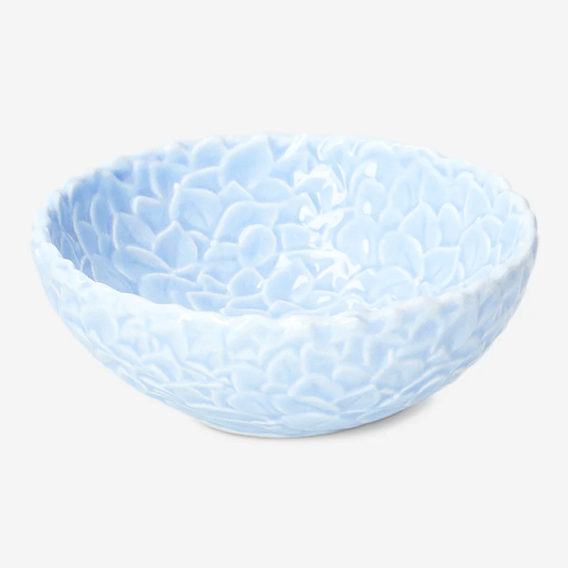 Blue hydrangea flower bowl - 8 cm