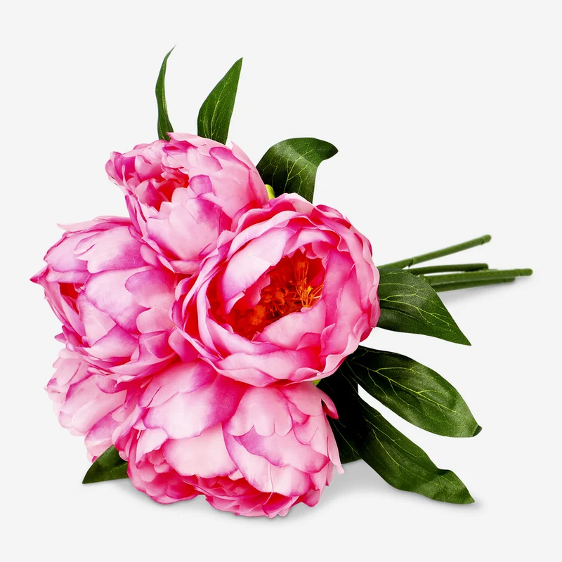 Decorative pink bouquet - 30 cm