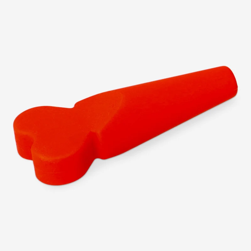 Red heart wine stopper