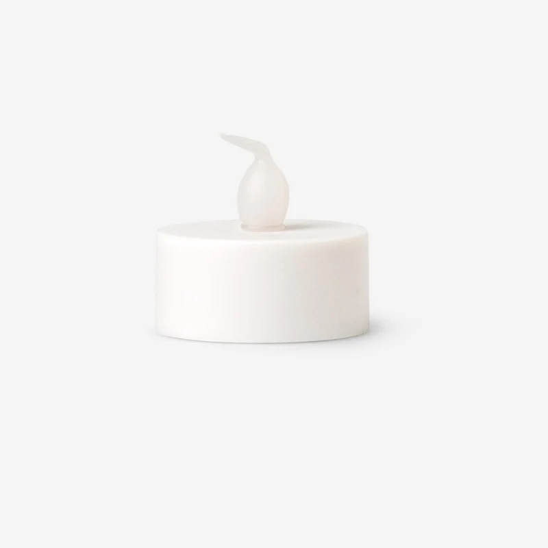 White LED tealights - 4 pcs