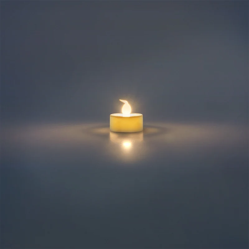White LED tealights - 4 pcs