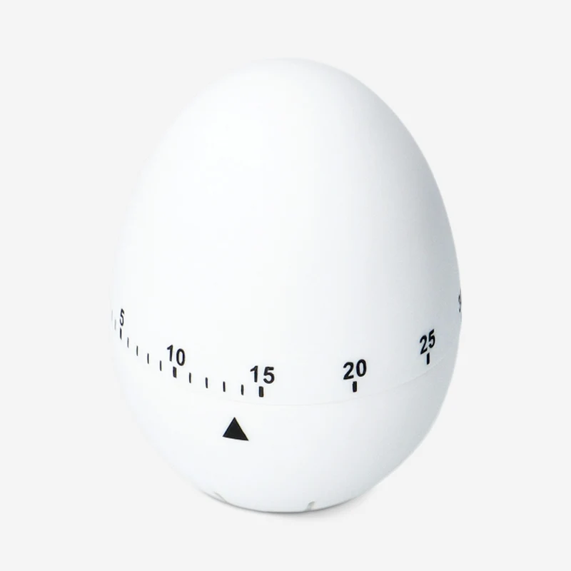 White egg timer
