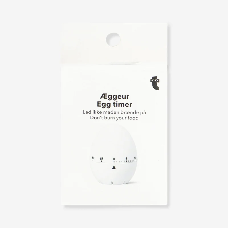 White egg timer