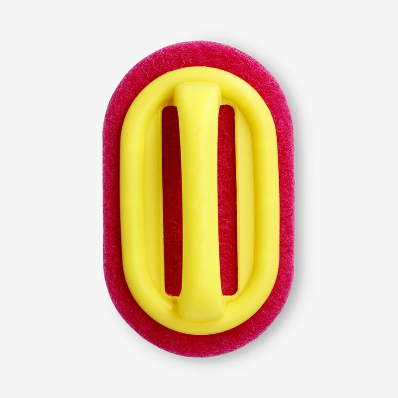 Cleaning sponge for floor with handle