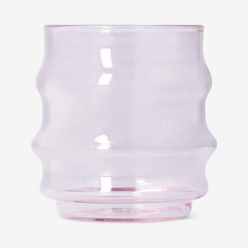 Designer Collection - Pink drinking glass - 250 ml