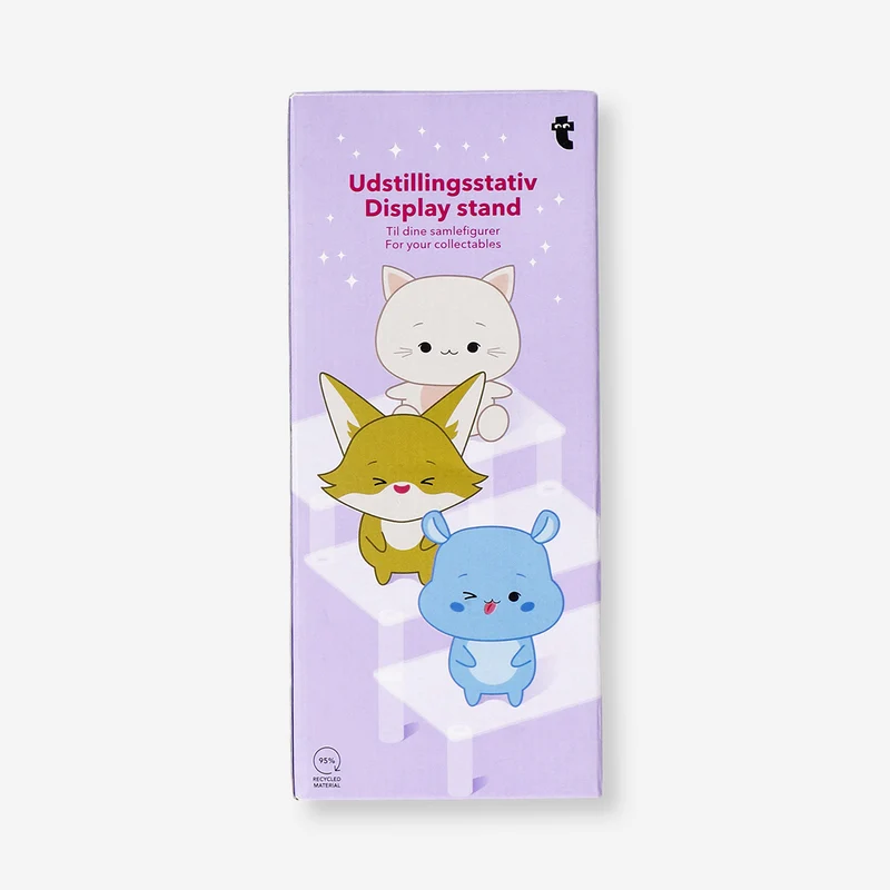 Clear display stand for collectables