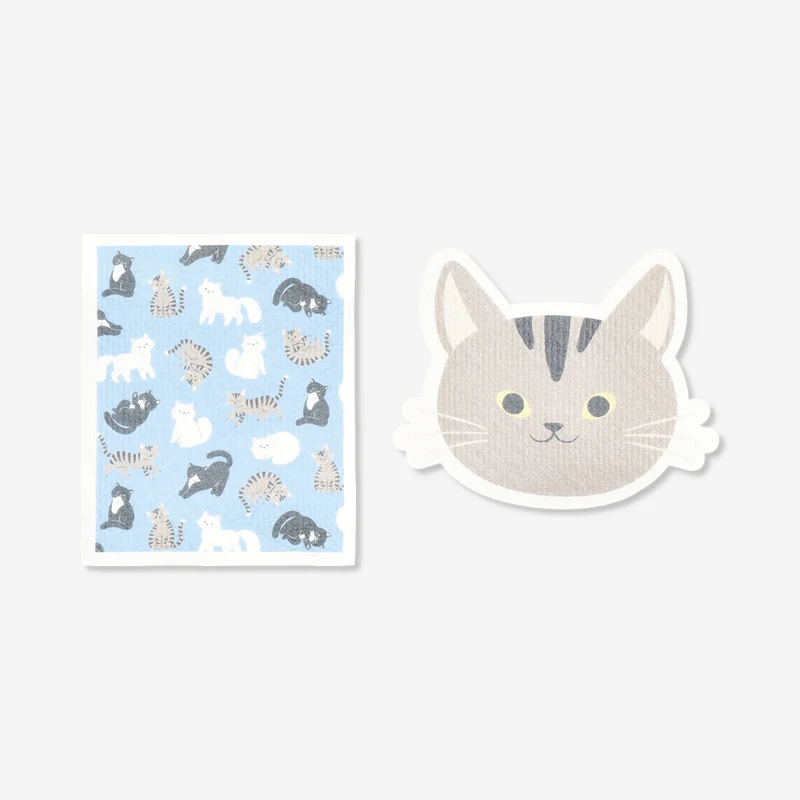 Cat kitchen cloths - 2 pcs