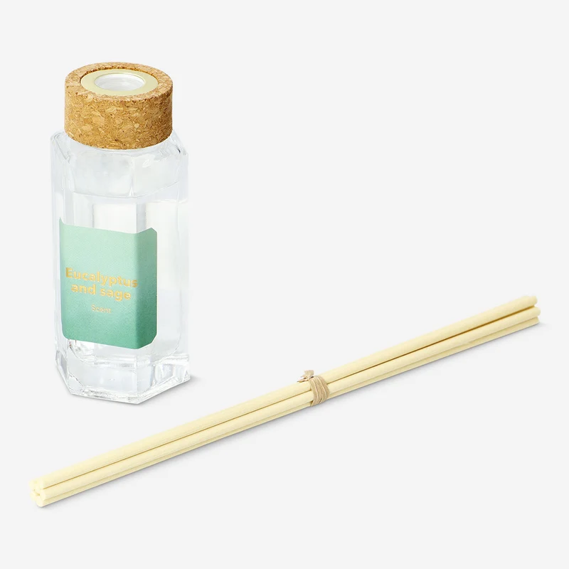 Reed diffuser with eucalyptus and sage fragrance - 100 ml