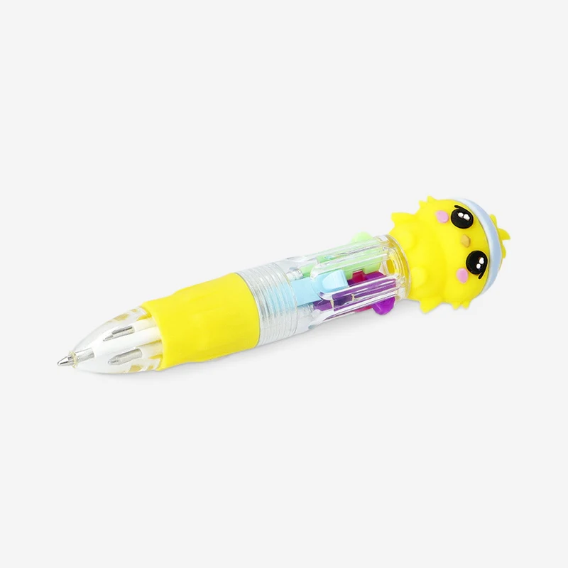 Multi coloured ballpoint pen with Easter chicken