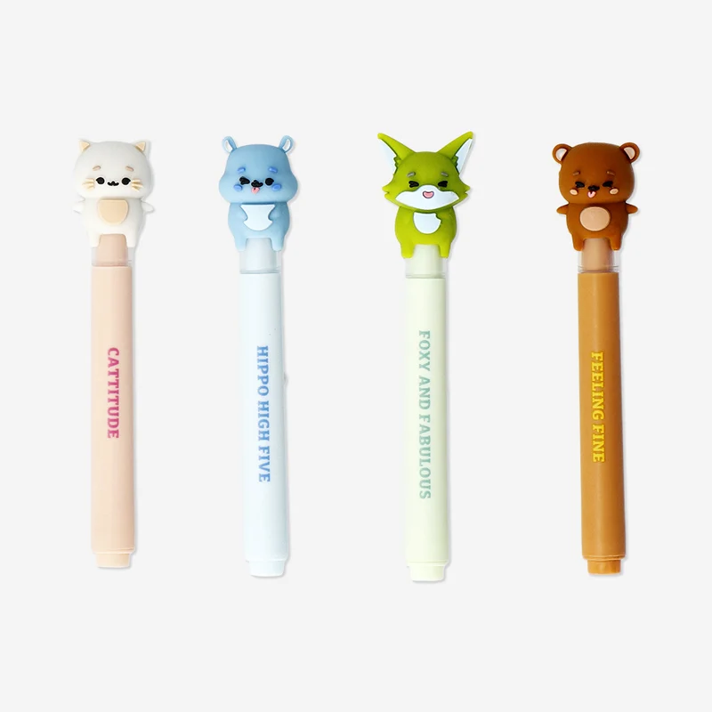 Animal highlighters - 4 pcs