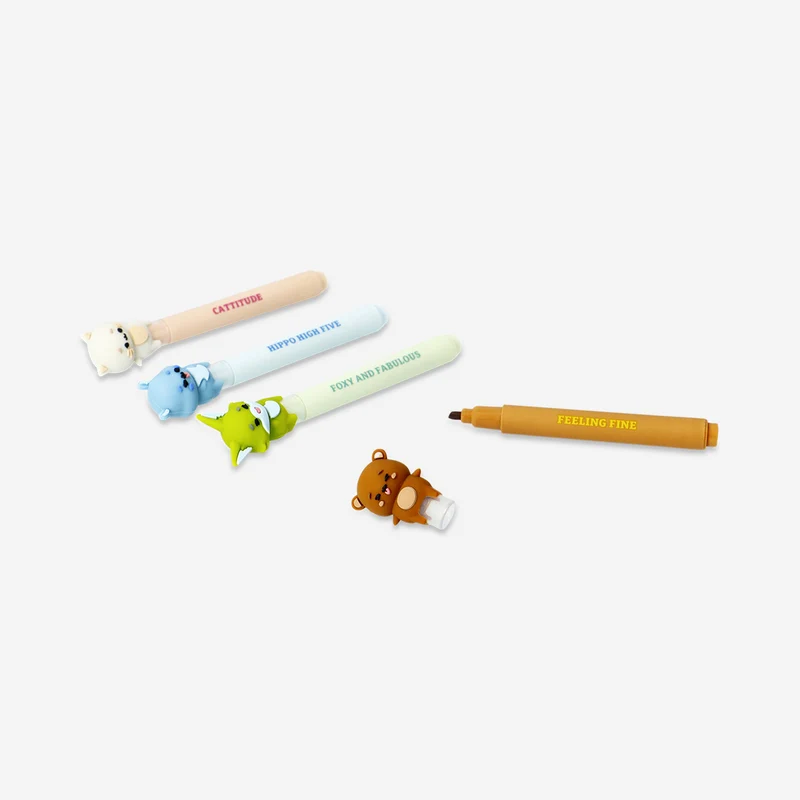 Animal highlighters - 4 pcs