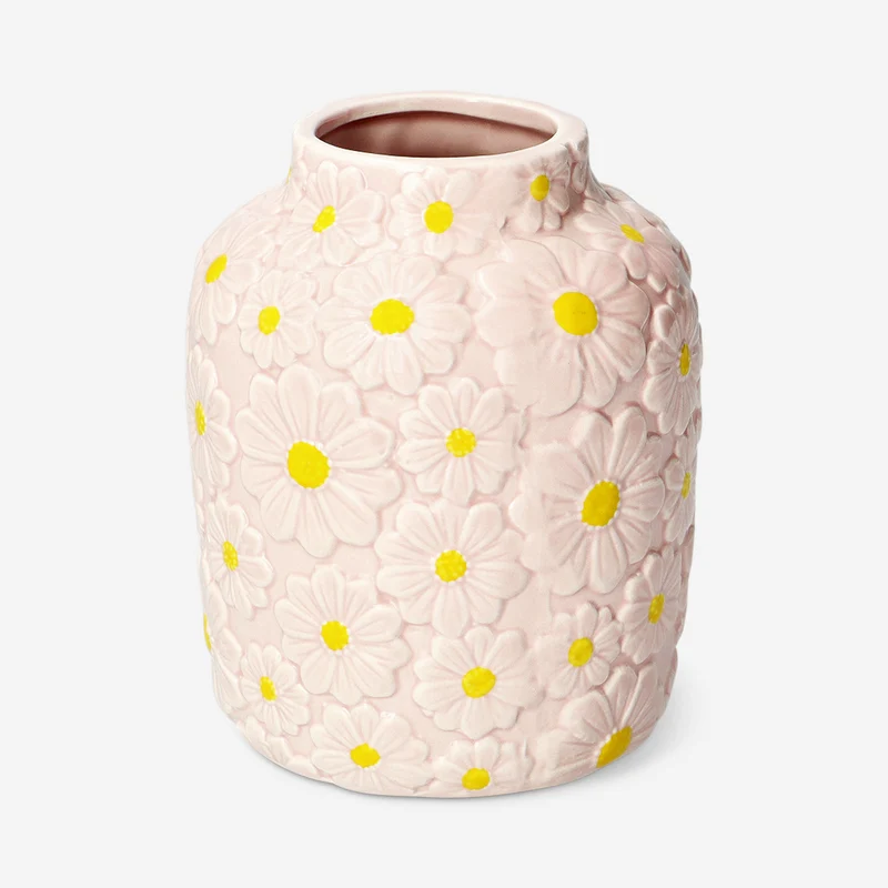 Pink flower vase - 15 cm