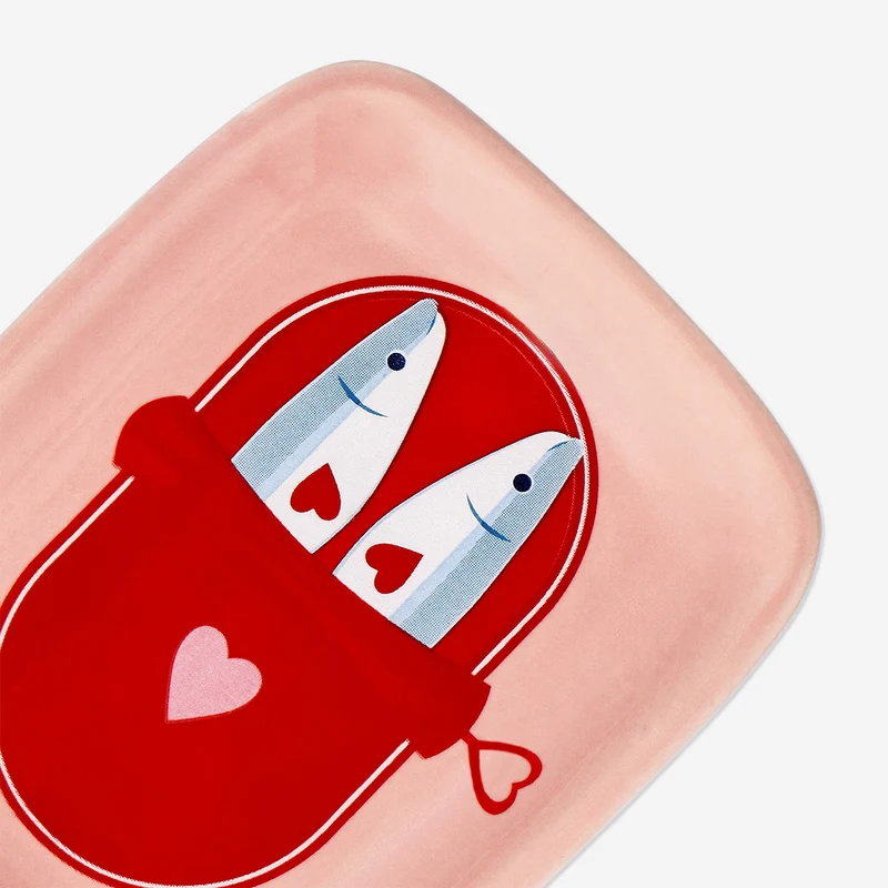 Trinket tray with sardines - 11 cm