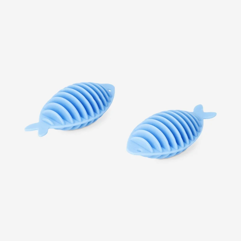 Blue fish hair catchers for washing machine - 2 pcs